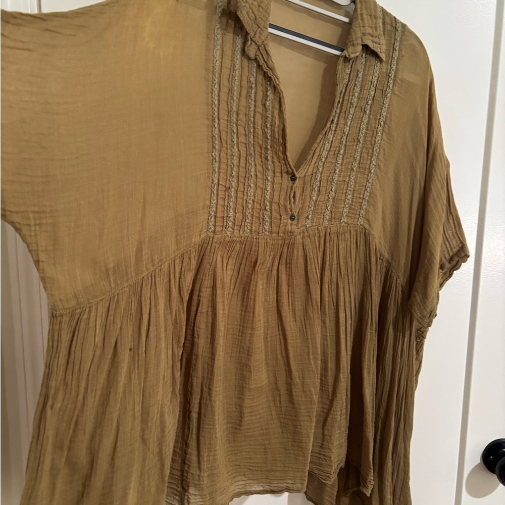 Free People One Aiden Boho top - Picture 3 of 8
